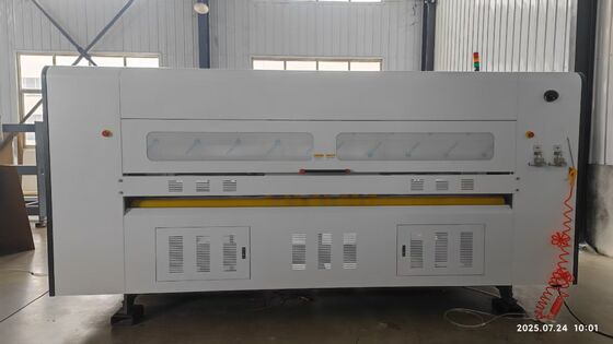 PLC Control System Automatic Box Making Machine Built for Corrugated Board 4100mm X 2000mm X 2000mm Enhancing Packaging Lines