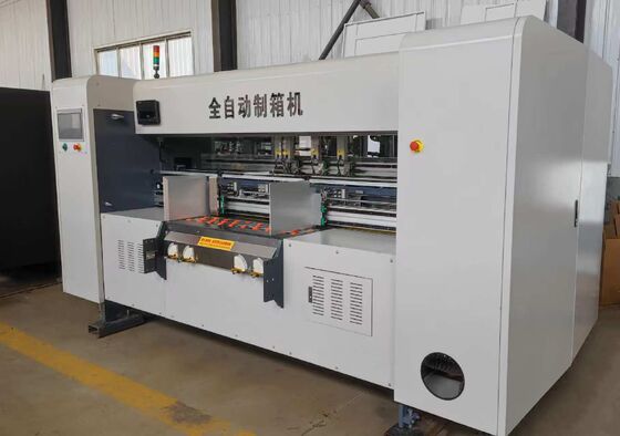 Steel boxmaker providing speed 10 to 20 Pcs per min ideal for continuous packaging manufacturing and process reliability