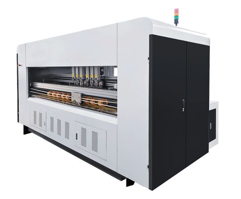 Remote Maintenance Support Automatic Box Making Machine Integrating Steel Paper Type Material Handling for Packaging Output