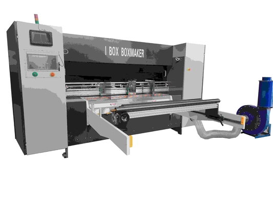 PLC Control System BM1800 Automatic Box Making Machine Corrugated Box